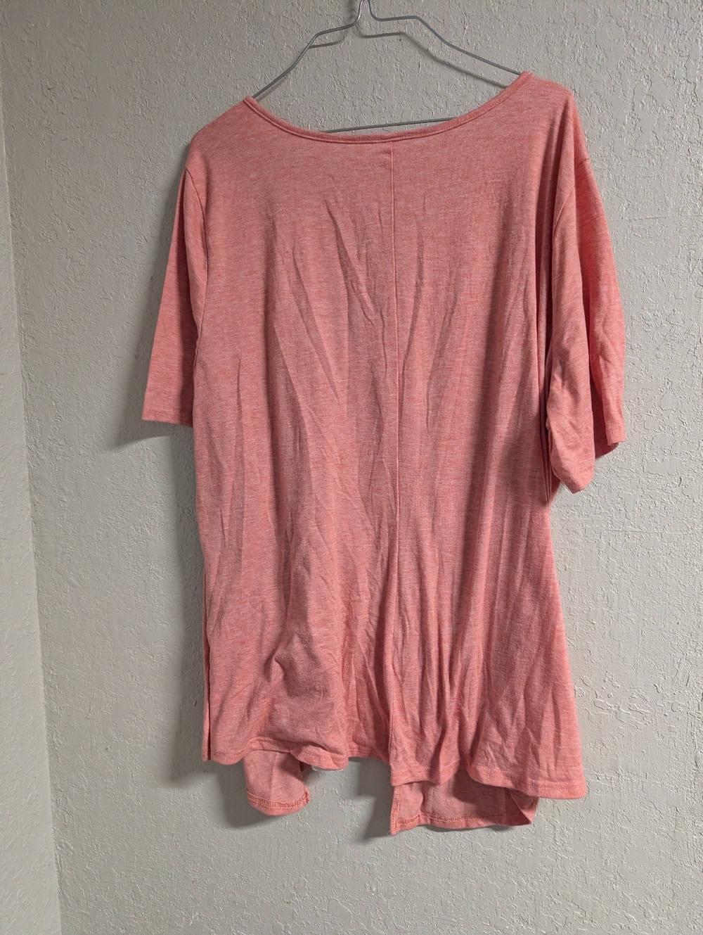 Floral Tunic Top 3xl Pink Coral Cottagecore Boho Festival Keyhole Fairy - Picture 6 of 10